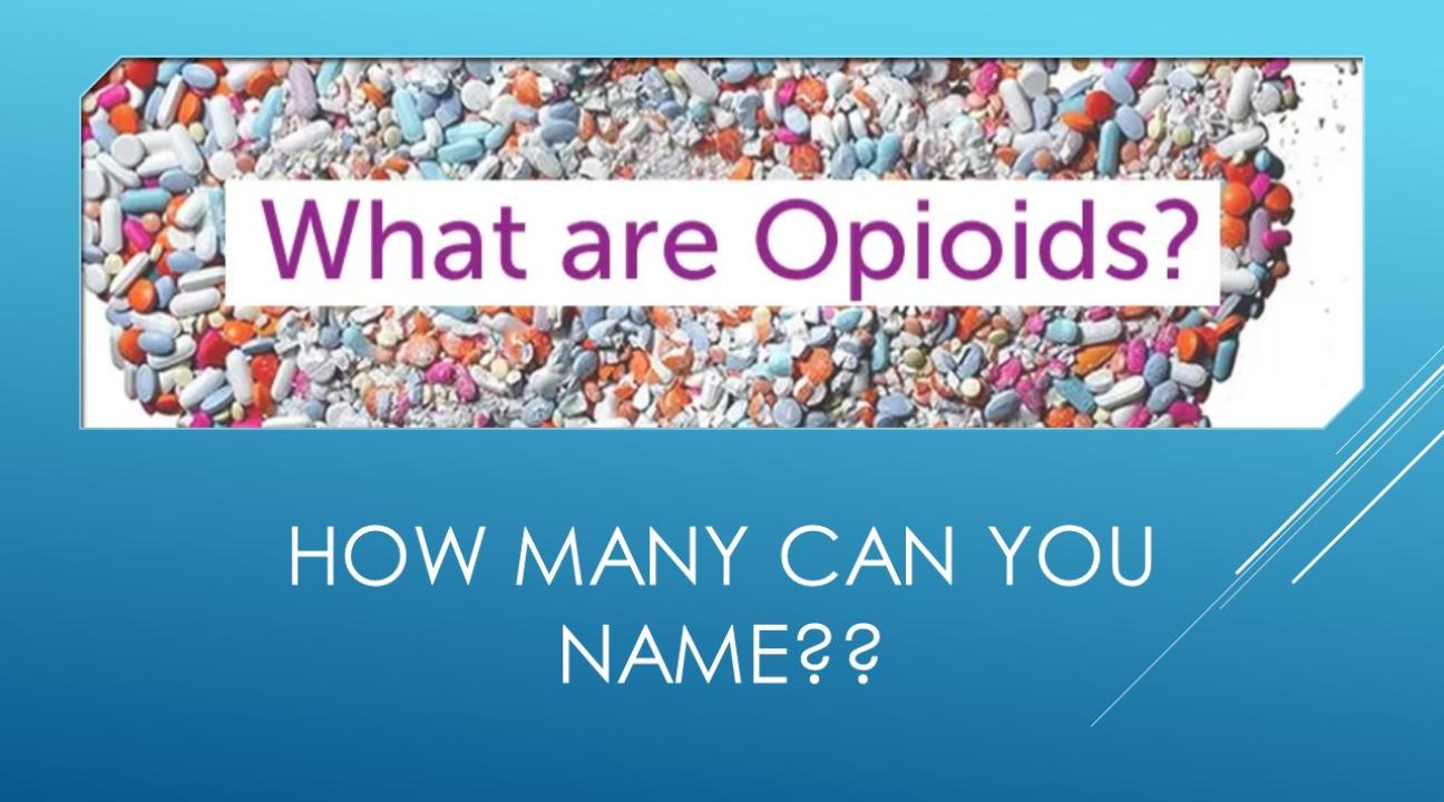 What are opioids?
