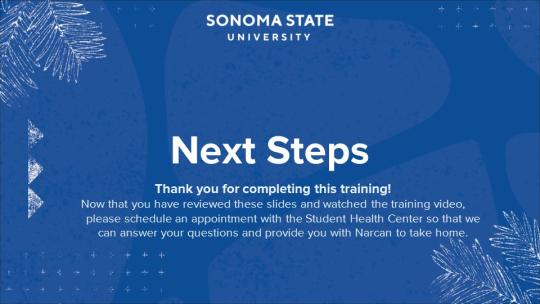 Next Steps