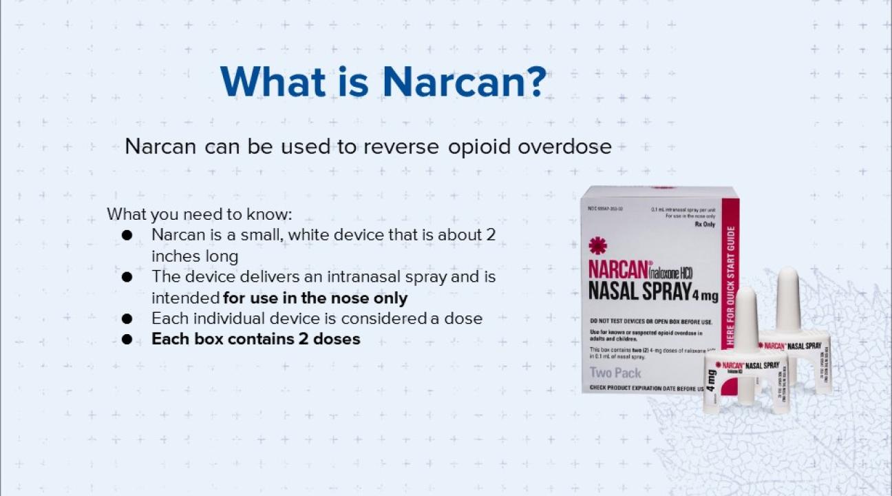 Description of Narcan delivery device