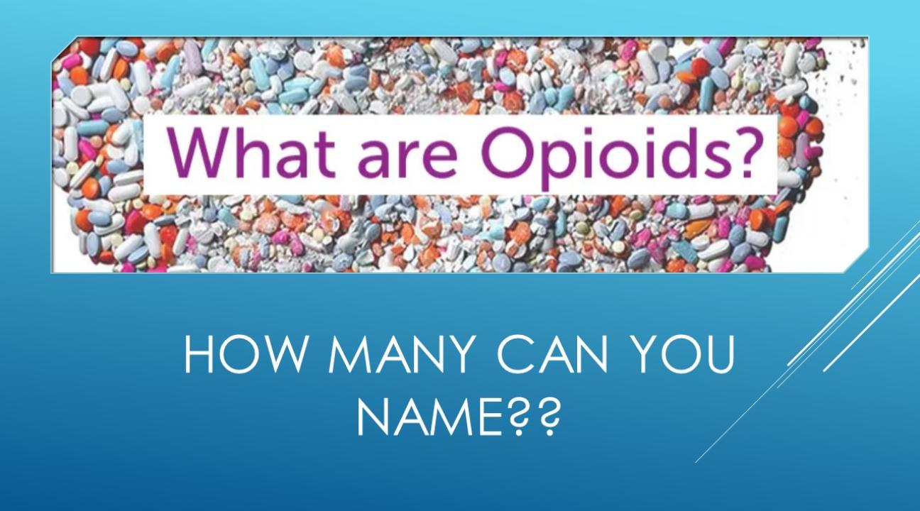 What are opioids?