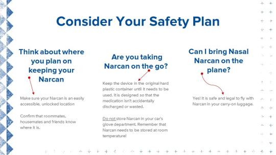 Consider your safety plan