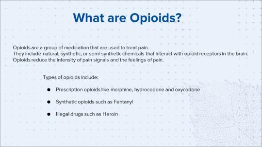 What are opioids?