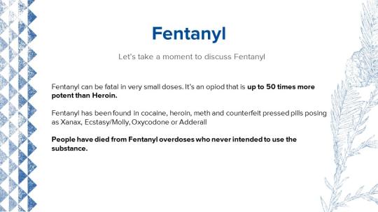 Let's take a moment to discuss Fentanyl