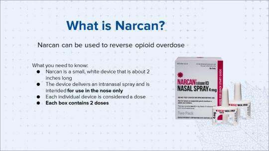 Description of Narcan delivery device