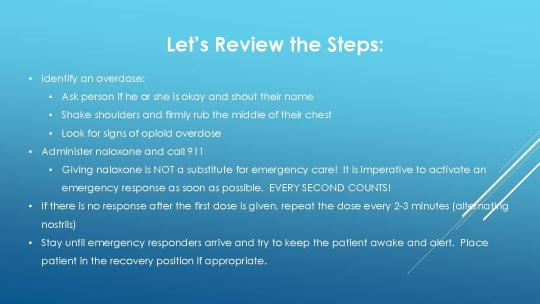 Let's Review the Steps