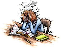 Graphic of stressed person